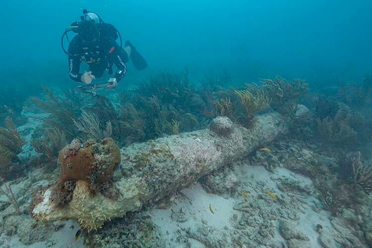 Wreck of 18th-Century warship HMS Tyger identified in Florida Keys