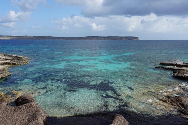 the bay at cirkewwa in malta