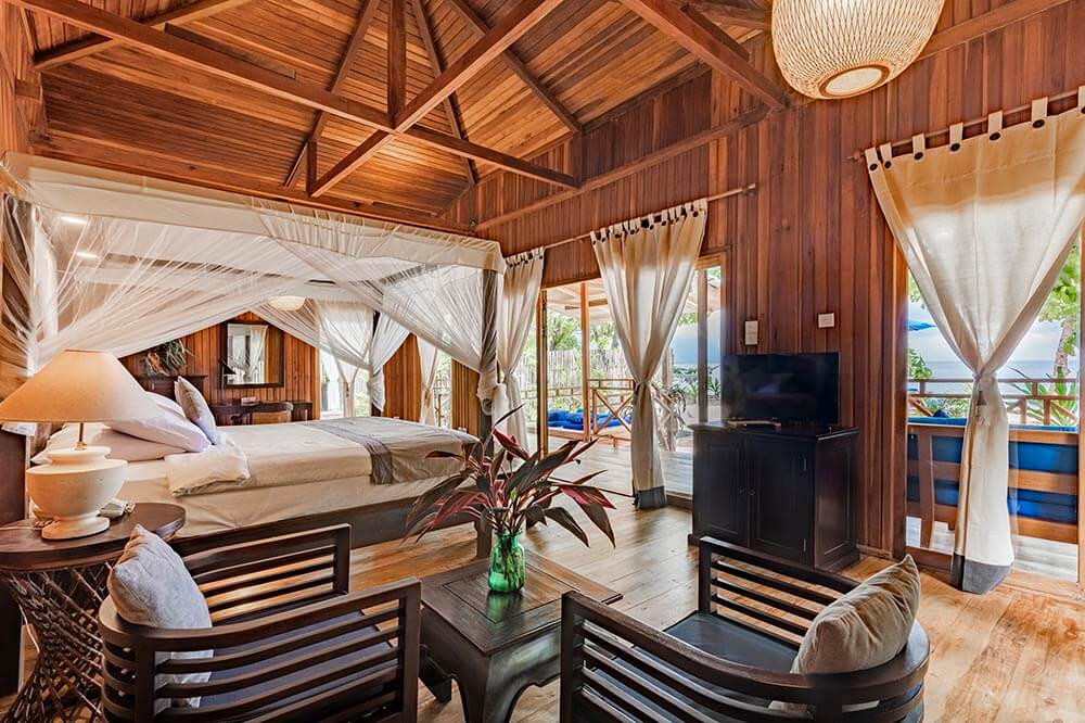 siladen resort & spa beach view villa interior