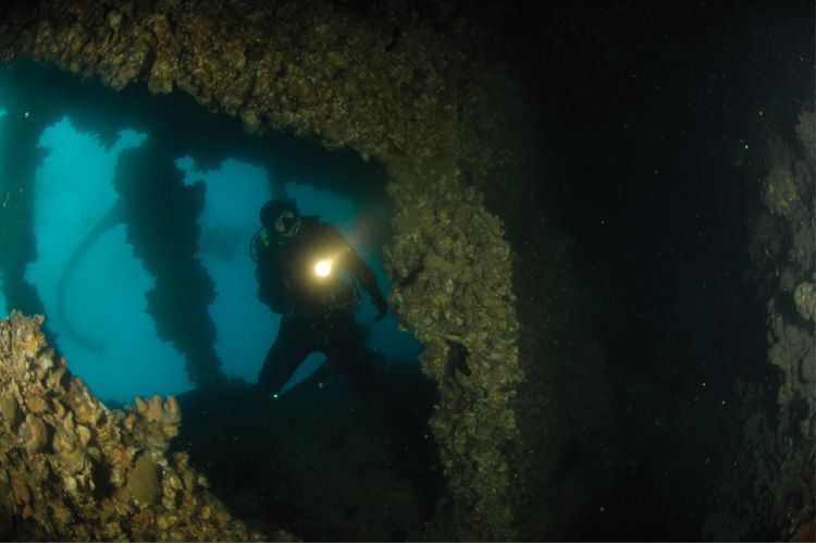 wreck of the varese, croatia