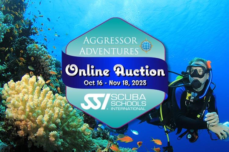 Aggressor Adventures & SSI host online auction for conservation