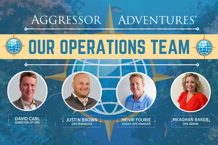 Aggressor Adventures announces Operations Department leadership updates