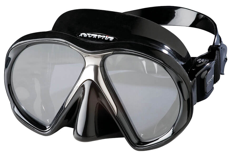 Scuba Black Dive Mask FARSIGHTED Prescription RX 1/3 Optical Lenses
