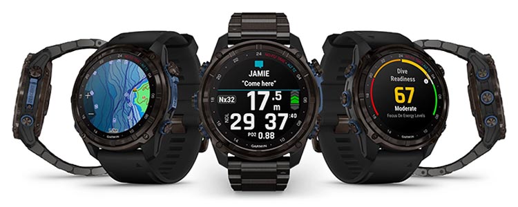 Garmin's unveils Descent Mk3 series watch-style dive computers