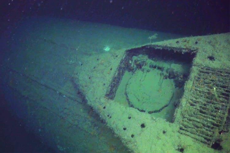 hatch of the lost second world war submarine hms thistle