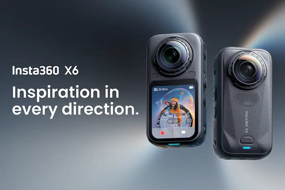 promotional picture for the new Insta360 X6