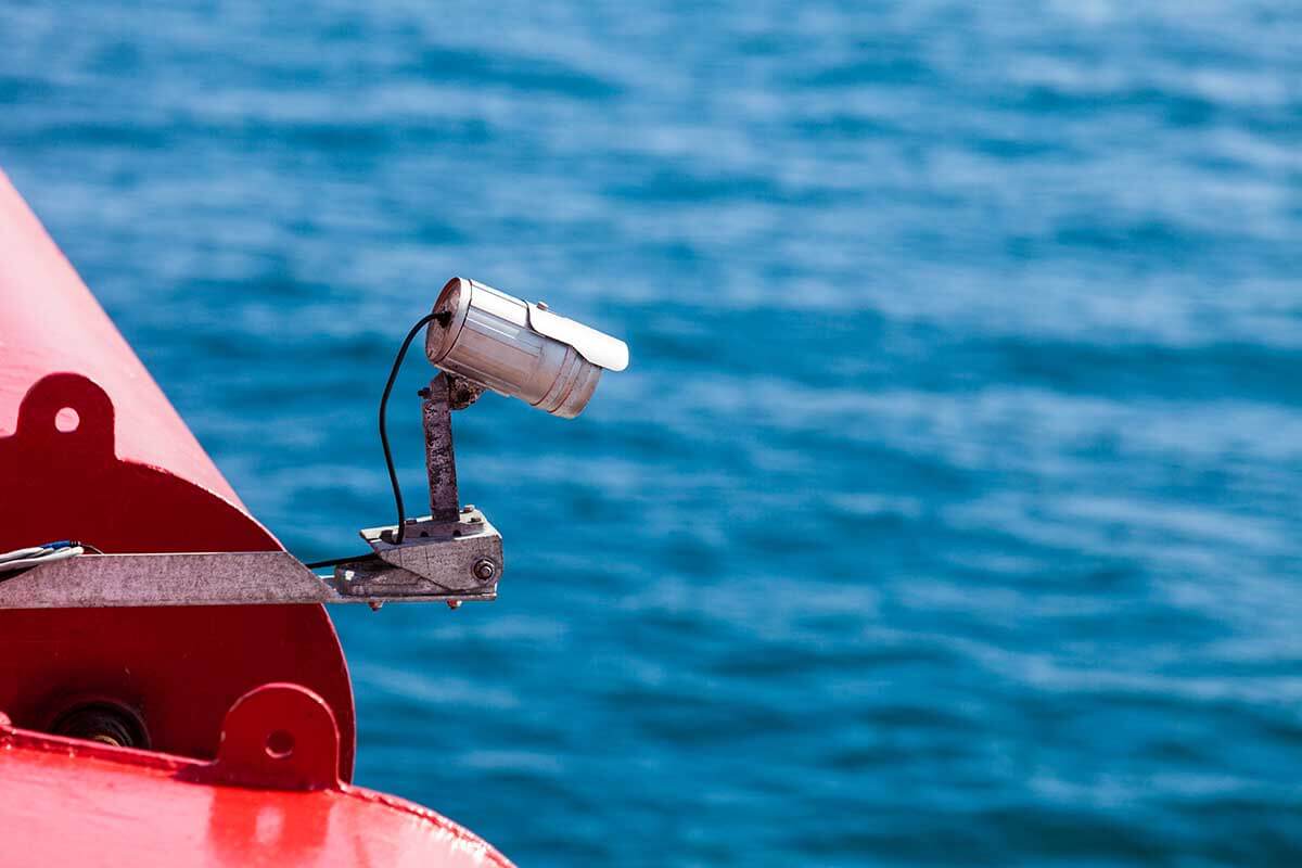 remote monitoring camera for fishing boats