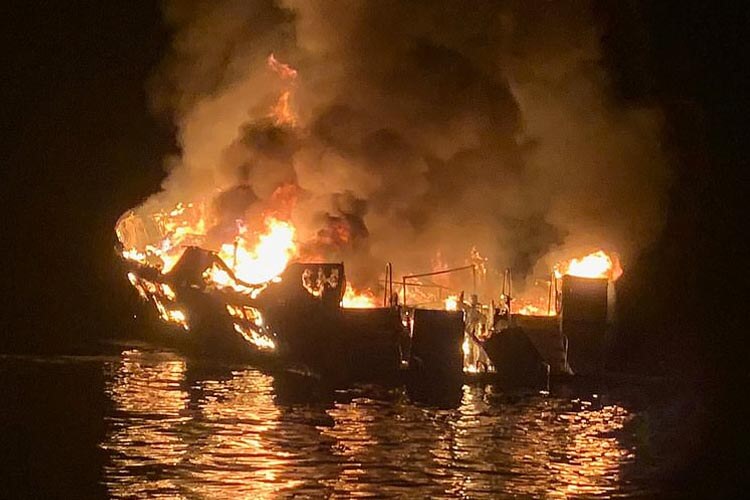 Conception liveaboard fire victims were trying to escape when they died – report