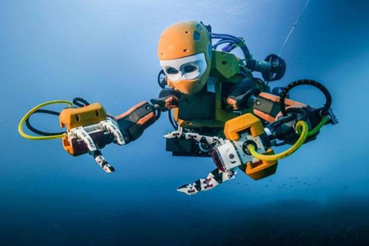 ocean one robot underwater