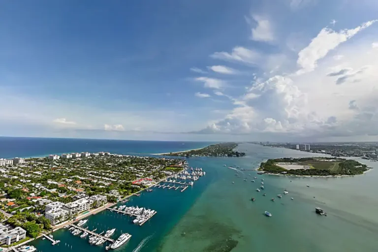 Aerial view of Riviera Beach, Florida