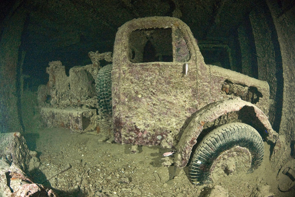 Truck in Thistlegorm's hold