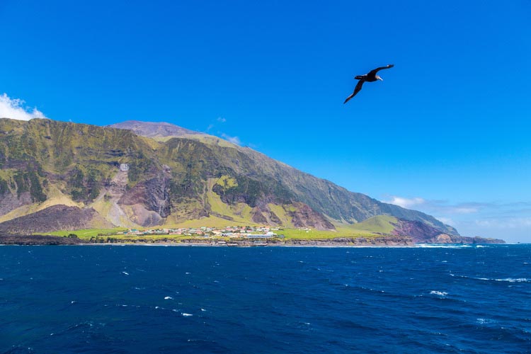 Tristan da Cunha, the most remote island in the world. 