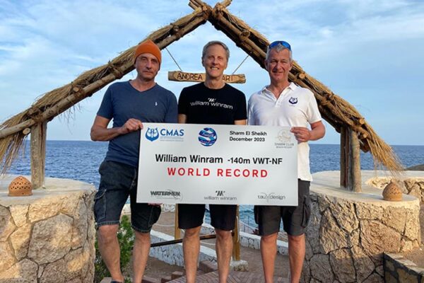 William Winram smashes freediving world record - DIVE Magazine